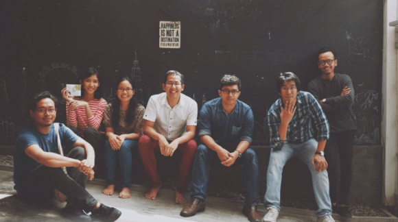 from left to right (Andhang, Tatyana, Meirisa, me, Primaldy, Tony, Silvanus), pic taken by Silvanus