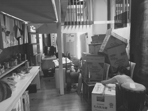 The office family is helping the moving