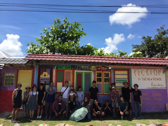 RAW Studio People's in front the museum 