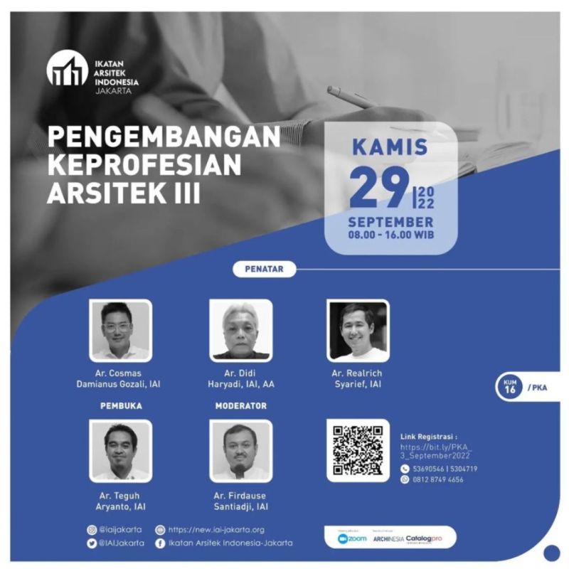 Pengembangan Keprofesian Arsitek&nbsp;III