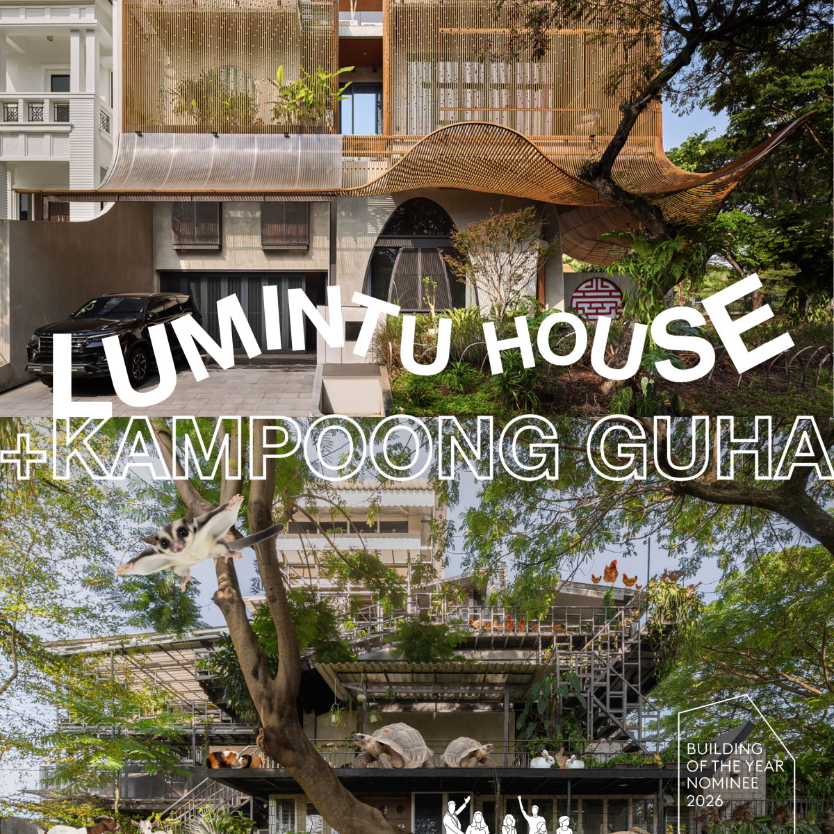 Lumintu House and Kampoong Guha – Archdaily Building of The Year Nominee&nbsp;2026